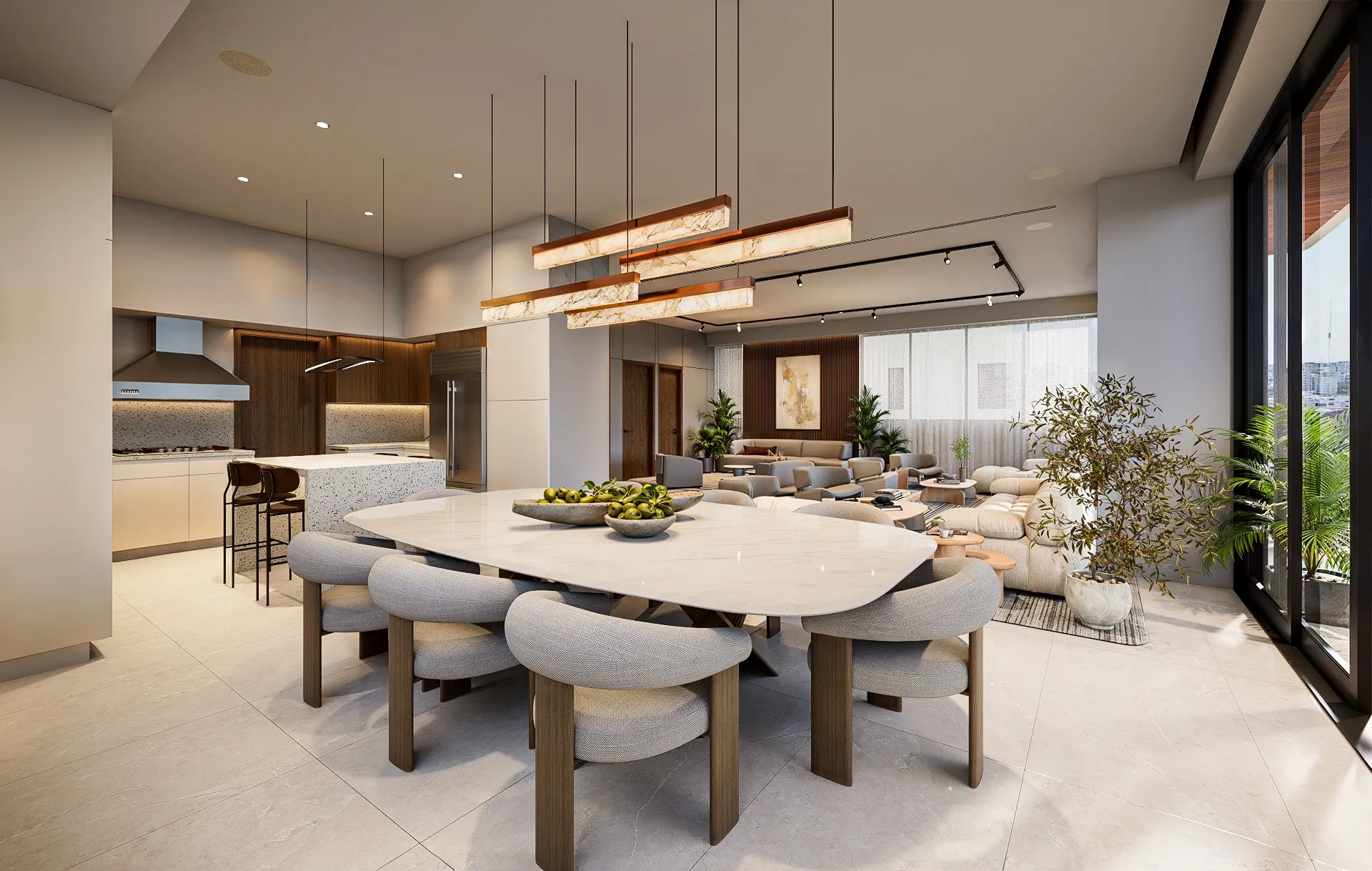 Cocina & Comedor — Nivel 2